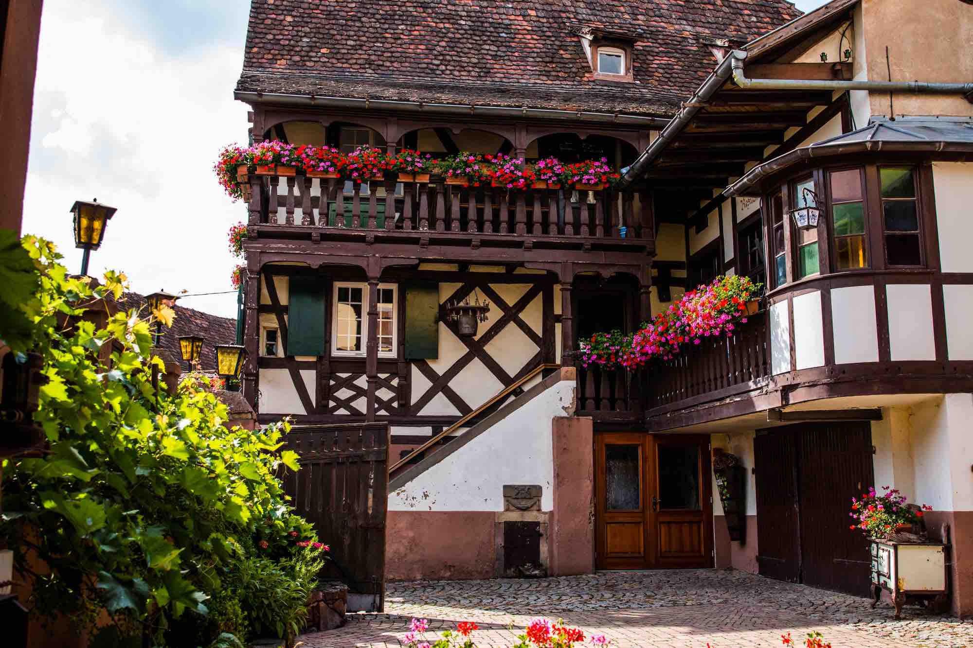 restaurant maison alsacienne à colombages